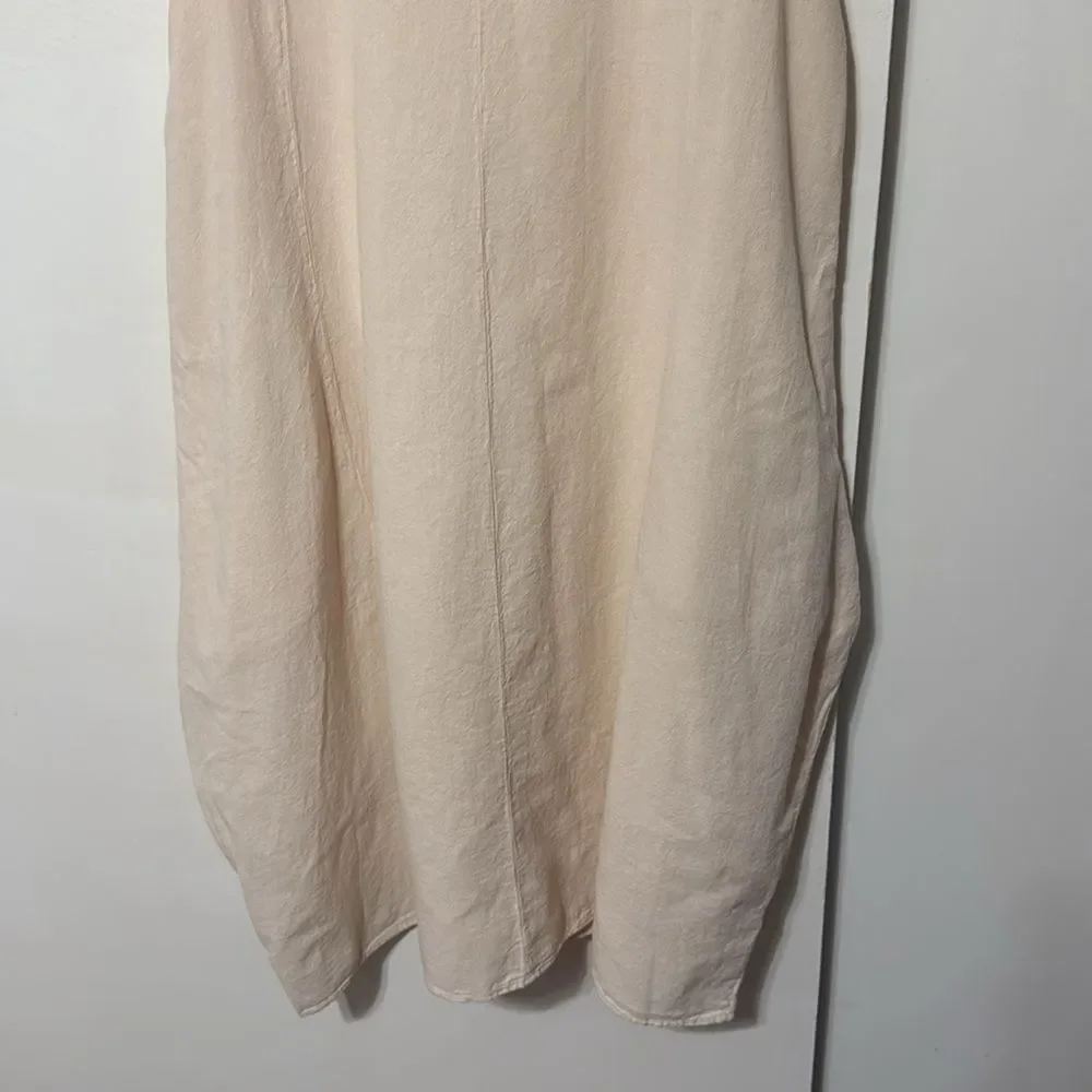 NWT Giocam 100% Peruvian Cotton Tank Dress with Pockets Lagenlook - Picture 11 of 14